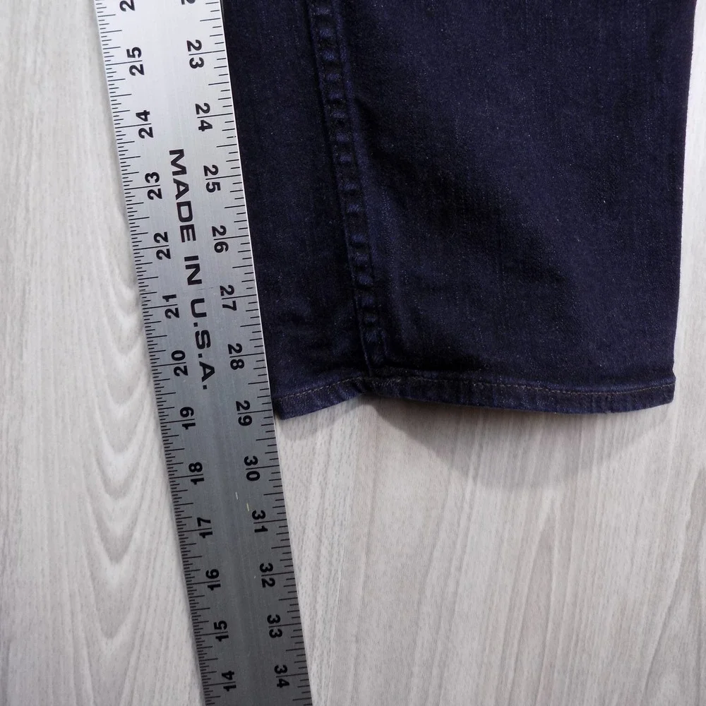 Polo Ralph Lauren Mens Dark Wash Straight Leg Denim Jeans Blue 38x30